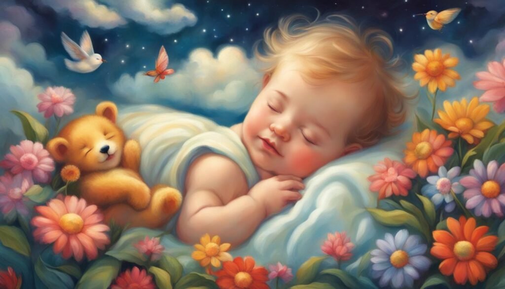 لبخند نوزاد در خواب