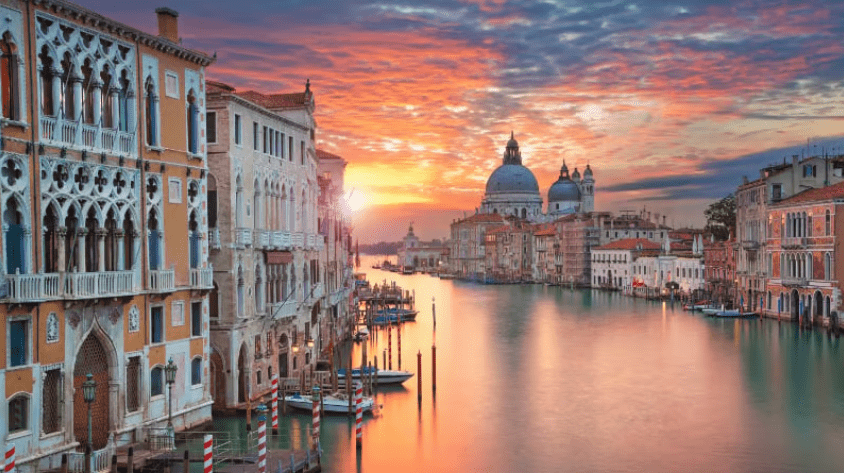 ونیز، ایتالیا مقصد اروپایی برای ماه عسل رمانتیک